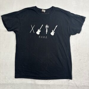 VTG Y2K Mana Chivas Band of Brotherhood Black Short Sleeve Graphic Shirt Men's L